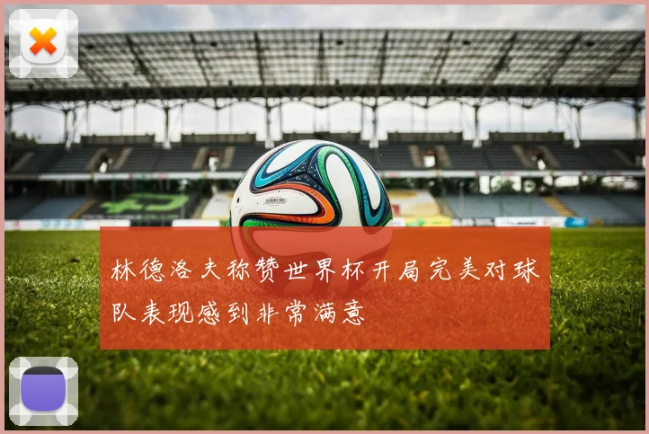 林德洛夫称赞世界杯开局完美对球队表现感到非常满意